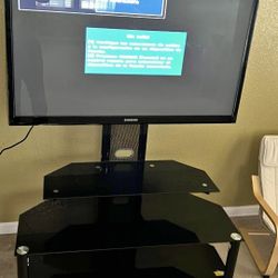 Samsung TV With Entertainment Center 
