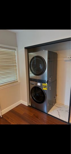 New Washer & Dryer (Stackable)