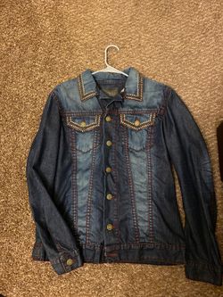 Robins jeans jacket Large