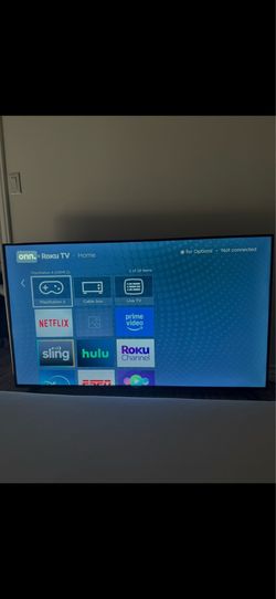 58” 4k TV Roku Onn