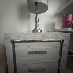 Nightstand With Lamp