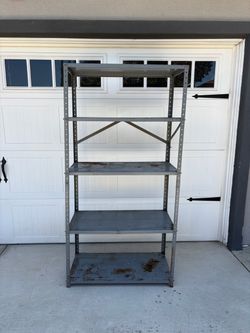 Metal Storage Shelving Unit 6 Tiers- 6 feet