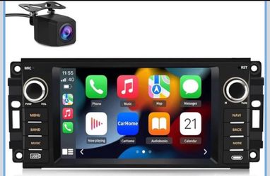 7” Double din Radio Jeep Wrangler JK Compass Patriot/ Chrysler/ Dodge RAM Charger 2GB+32GB