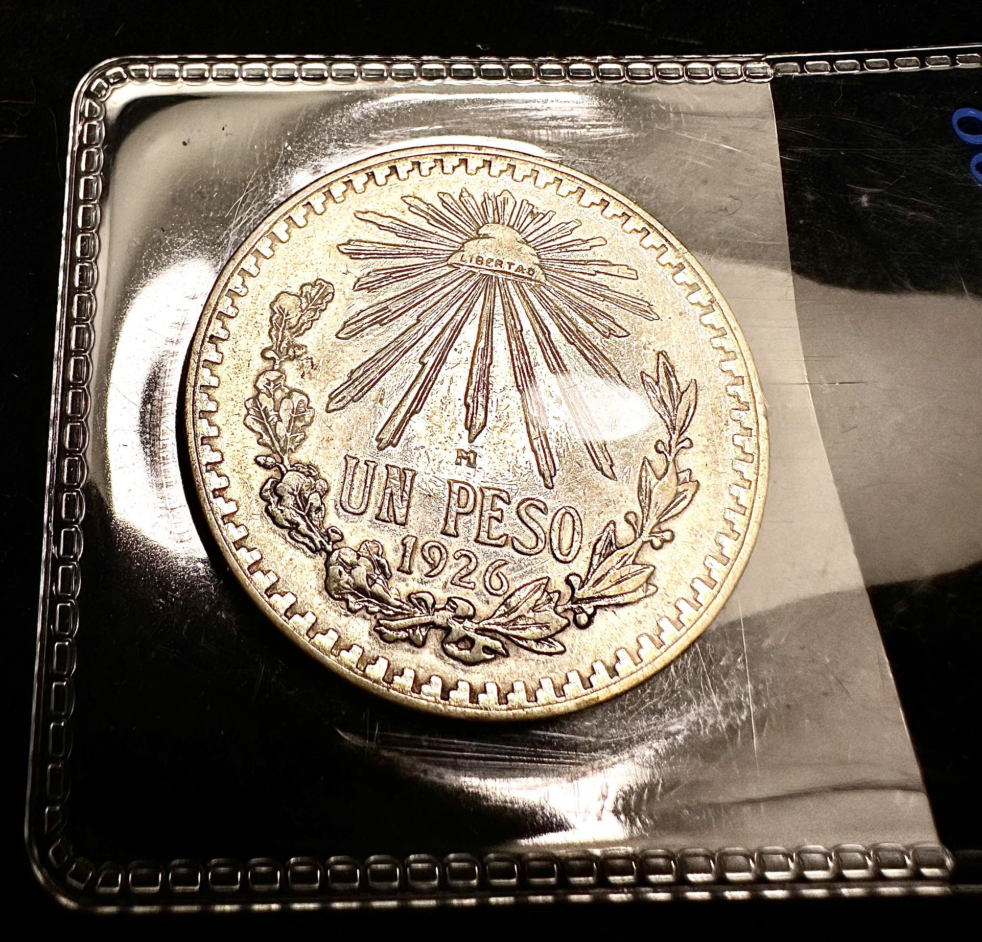 Beautiful 😍 !! Silver Mexican 1926 Peso Coin !