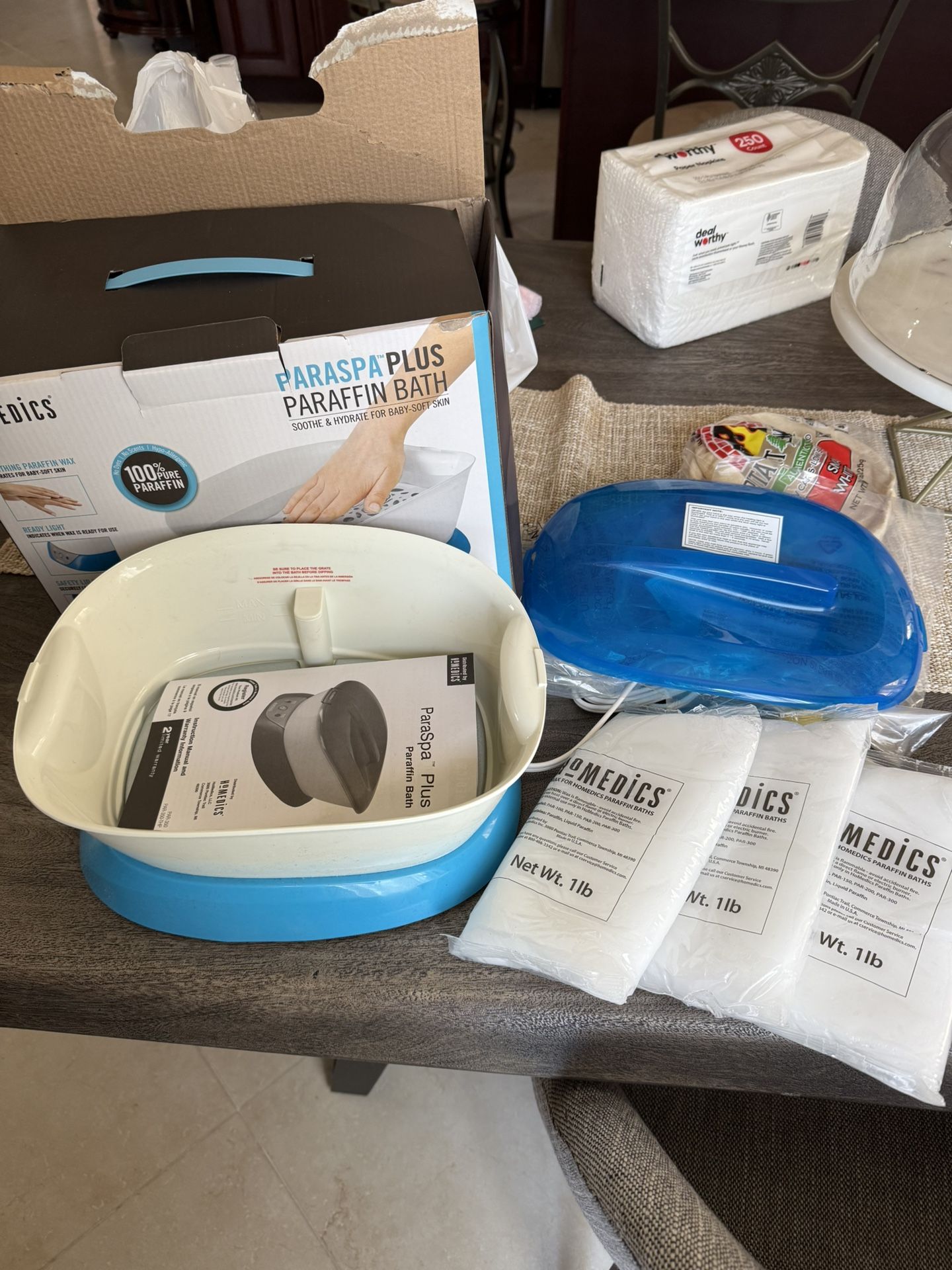 Paraspa Paraffin Bath Homedics NEW