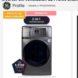 WASHER AND DRYER 2 AND 1 LARGE  2024 WITH WIFI 