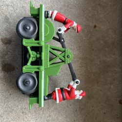 Lionel Santa Hand Car 6-18403