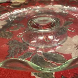 Nice Crystal Cake Pedestal 