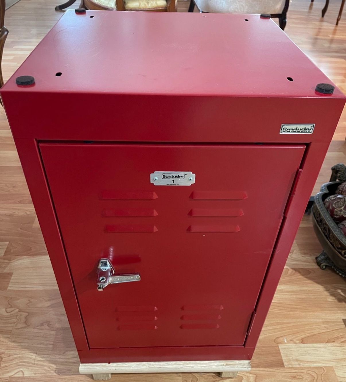 Red Metal Locker