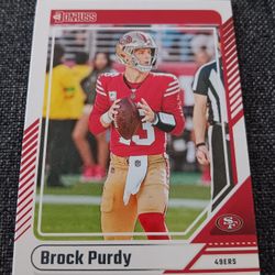Near Mint,  Brock Purdy Card. Asking $3. Please Check Out All My Stuff. 