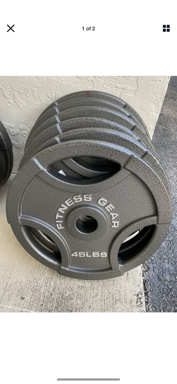 45 pound Olympic weight plates for Sale in Houston, TX OfferUp