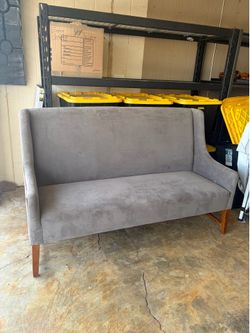 Gray world market bench