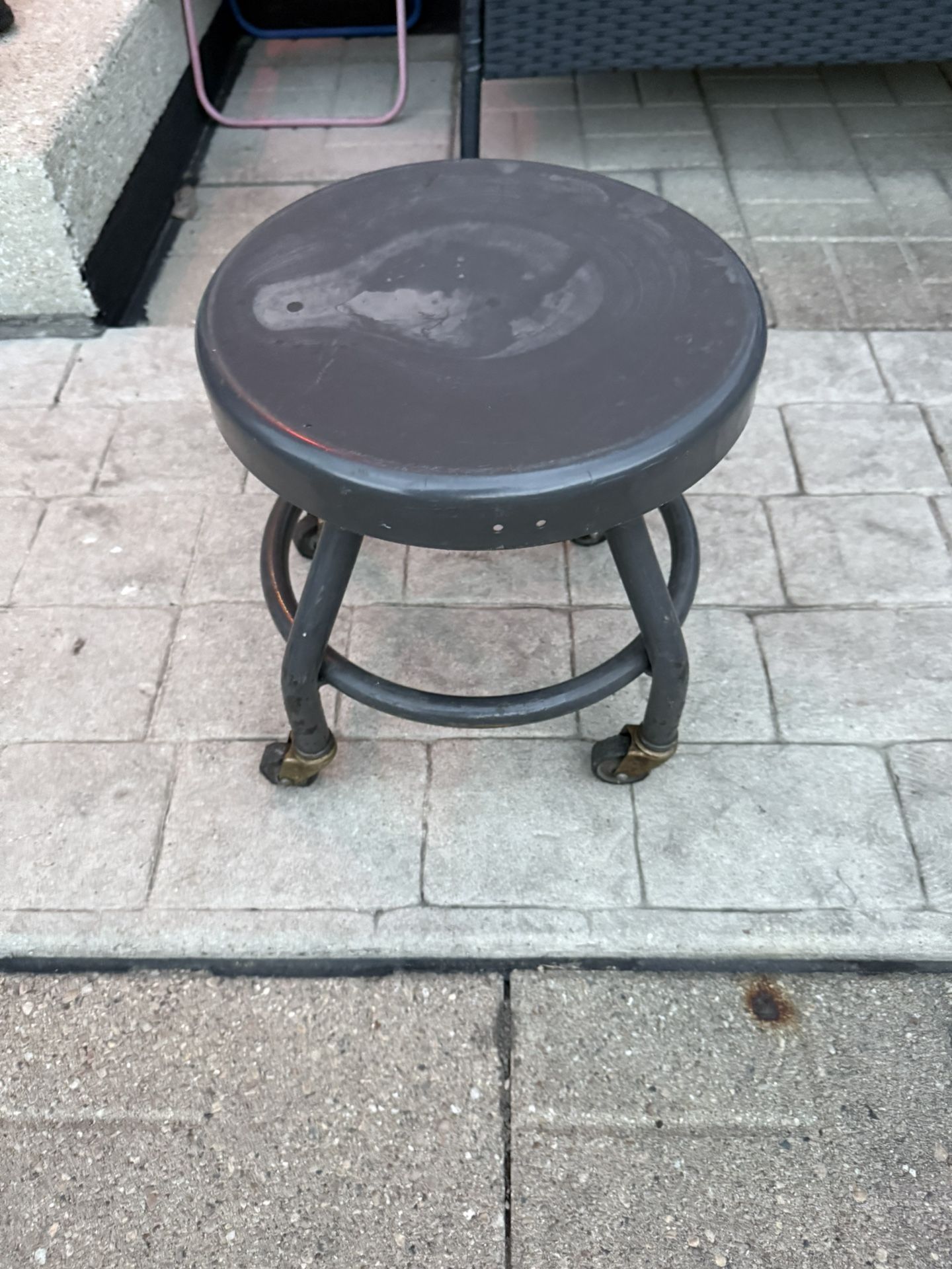 Vintage Rolling Stool