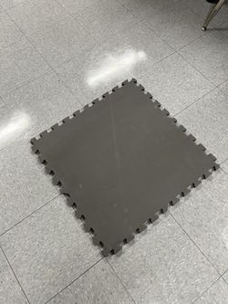 Exercise Puzzle Mat Black 24 in. x 24 in. x 0.75in.