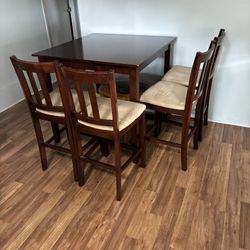 Wood Dinning Tablet Set