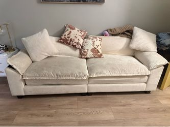 Mini sofa/couch with footrest