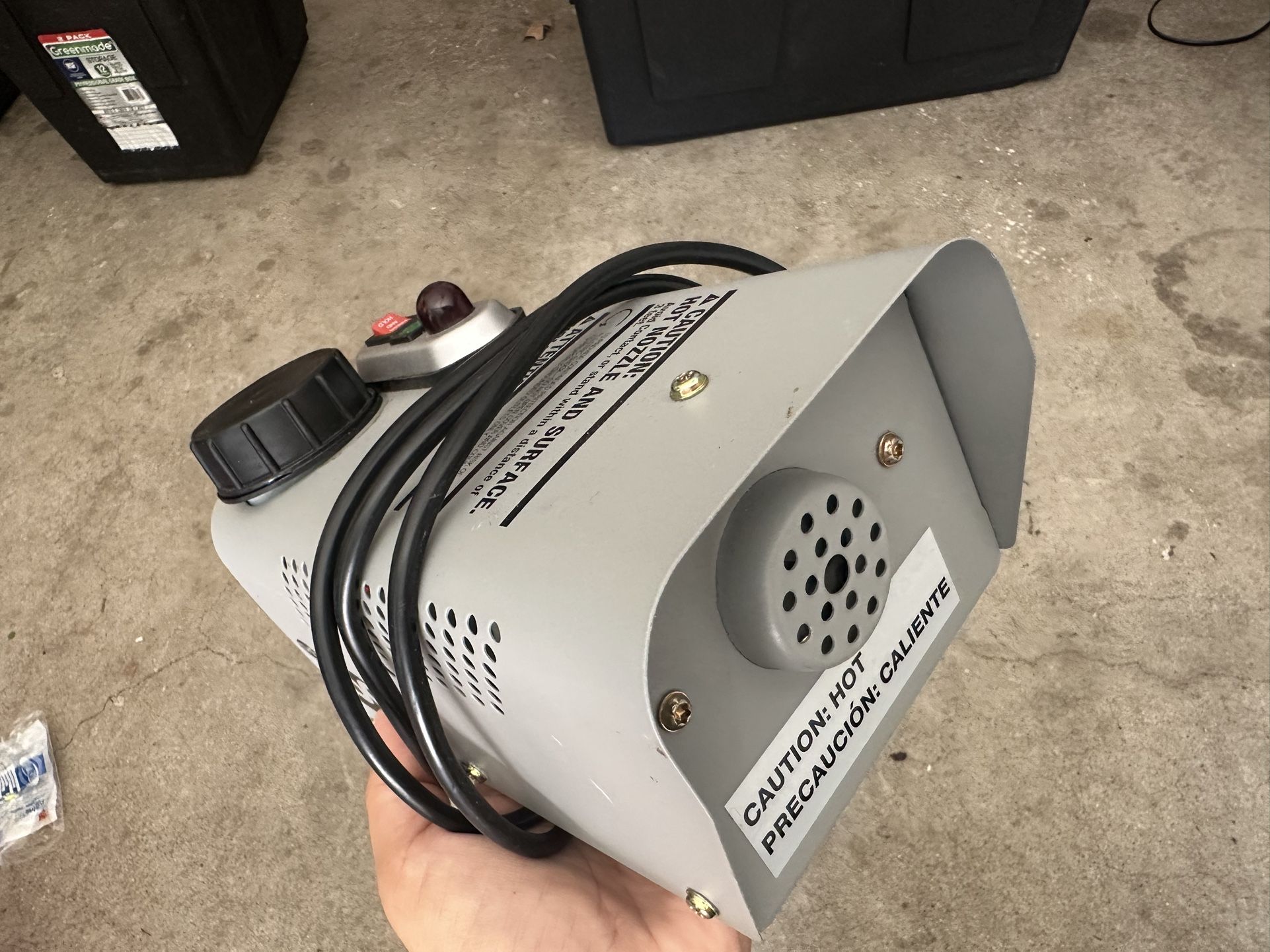 Fog Machine And Strobe Light