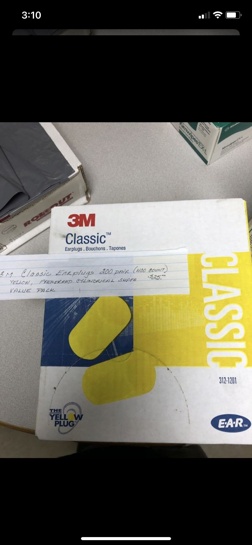 3M classic ear plugs
