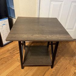 Large Sturdy End Table 