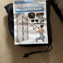 Exercise Bands With Door Anchor Strap