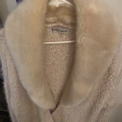 Soft Fur Collar Sweater Xxl