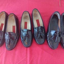 3 pair men's size six and one half tassel loafers