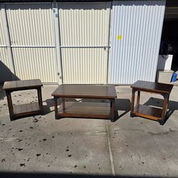 Mahogany solid Oak Living Room Tables