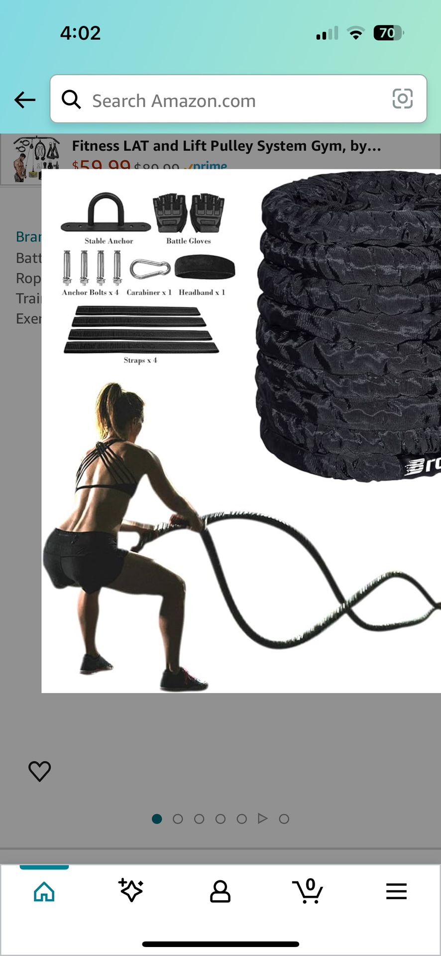 Battle Exercise Training Rope