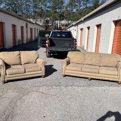 Beautiful Matching Nailhead Sofas!