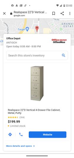 FOUR DRAWER FILING CABINET PUTTY/BEIGE COLOR PRICE FOR BOTH