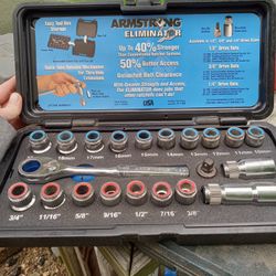 Armstrong Armstrong 21 Piece Eliminator Ratchet System Drive Kit