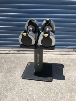 Gold's gym adjustable dumbbells 50 lbs sale