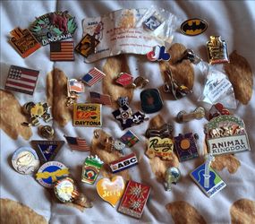 Mixed Collectible Enamel Pin Lot 30+ Pieces