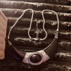 19” Statements Onyx Necklace 