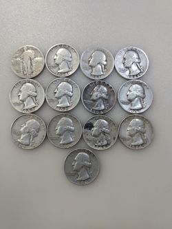 13 Silver Quarters