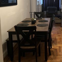 Wooden Table Set Of 6