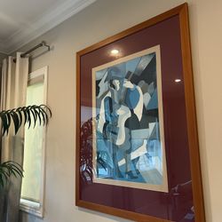 Glass Frame Picasso Print 44x56