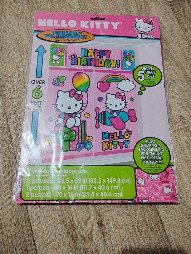 Hello Kitty Birthday Banner