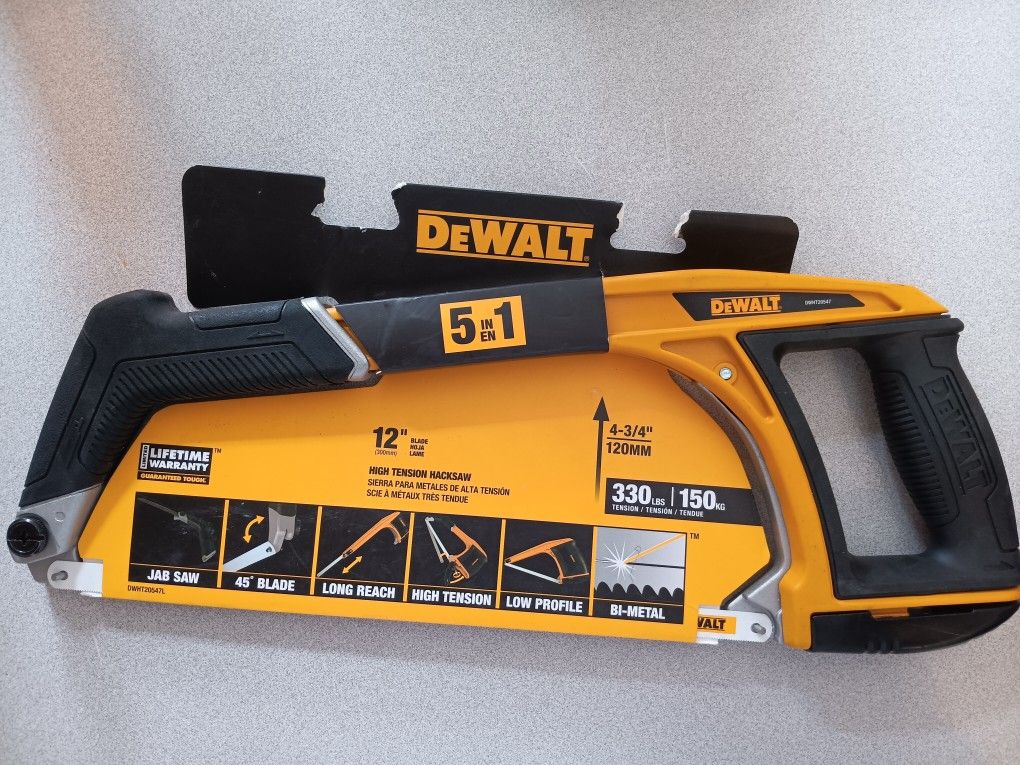 DEWALT 12 inch 5-in-1 Hacksaw Saw