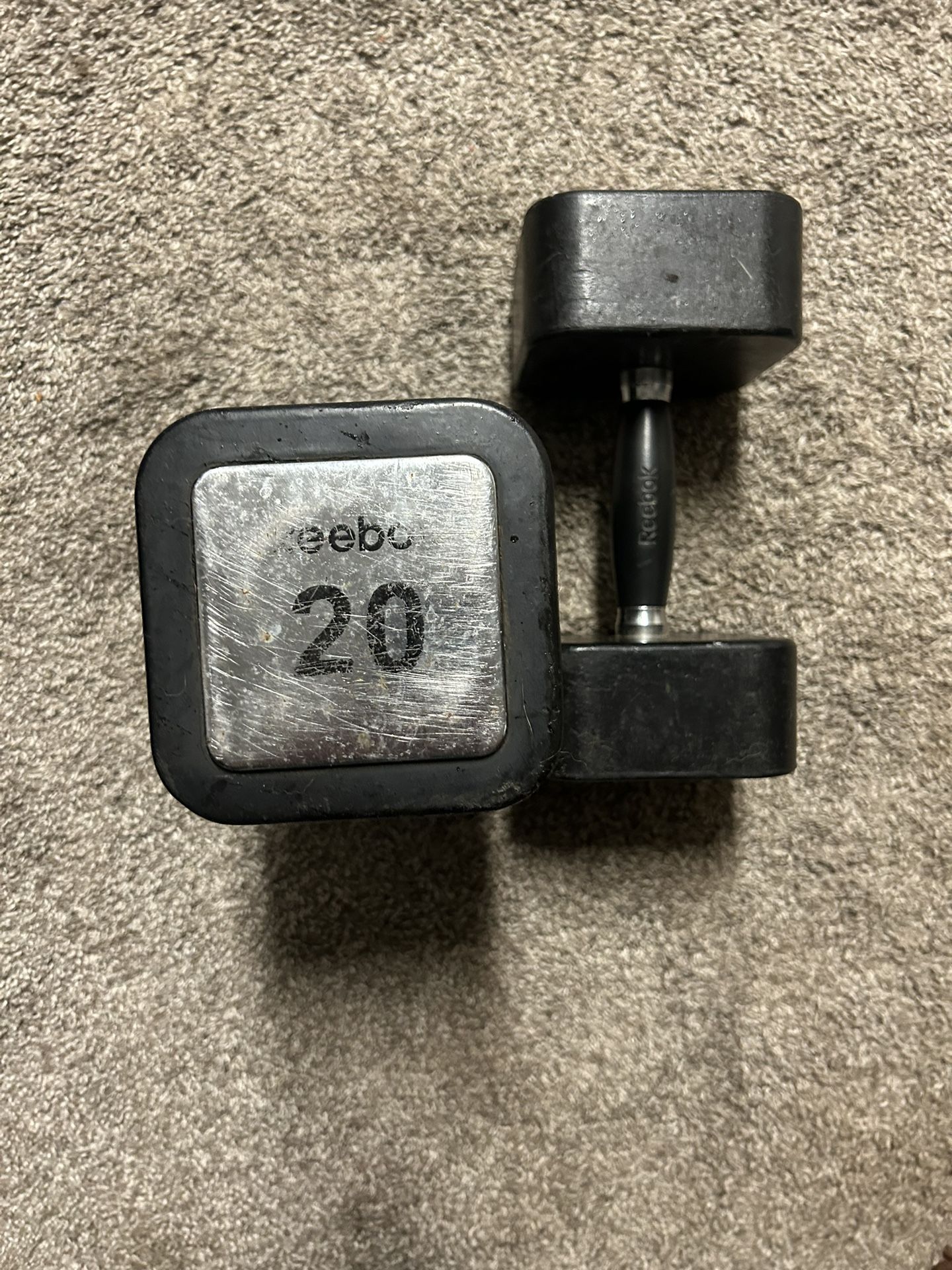 Reebok 20lbs Dumbbells