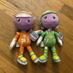 NWT 2 Floogals Bean Plush - Fleeker & Boomer Stuffed Toys