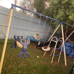 Swing Set With Spare Swings Available 