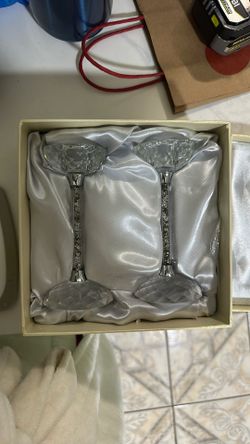 New Crystal Candle Holders