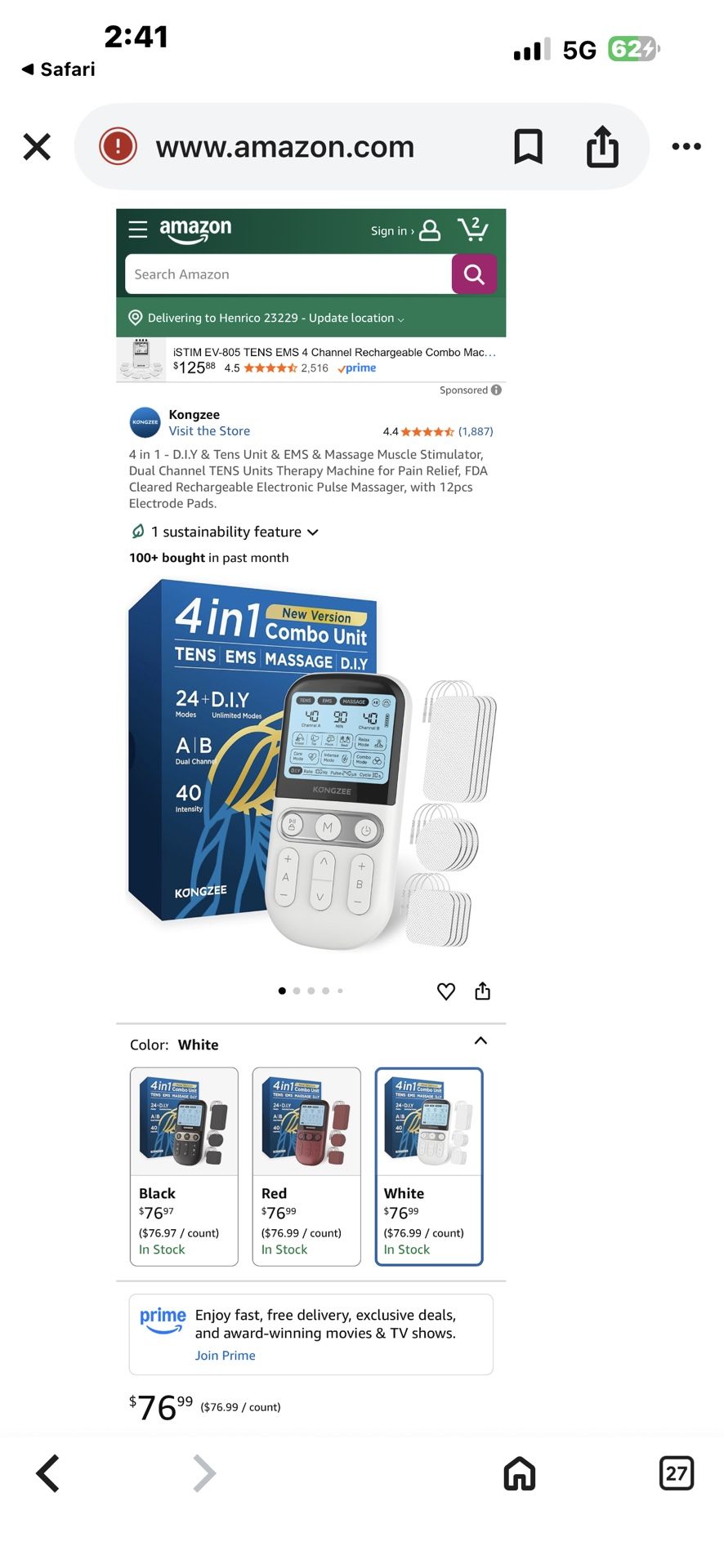 4 in 1 - Massage Muscle Stimulator