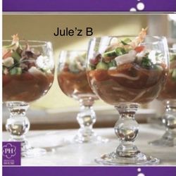 Princess House.  Set De 4 Copas Campechanas Nuevas En Su Caja 