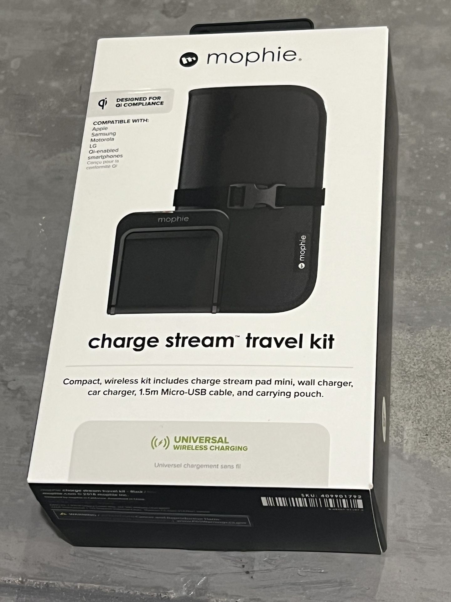 Mophie Wireless Charge Stream Travel Kit