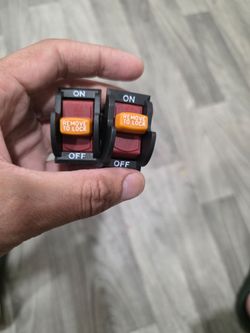 IEQFUE 2PCS Electric SW7A On-Off Table Saw Toggle Switch 489105-00 Compatible with Delta 11-900 31-120 Ryobi 46023 17 Craftsman OR90037 Drill P
