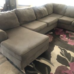 Gray L Shaped Sectional
