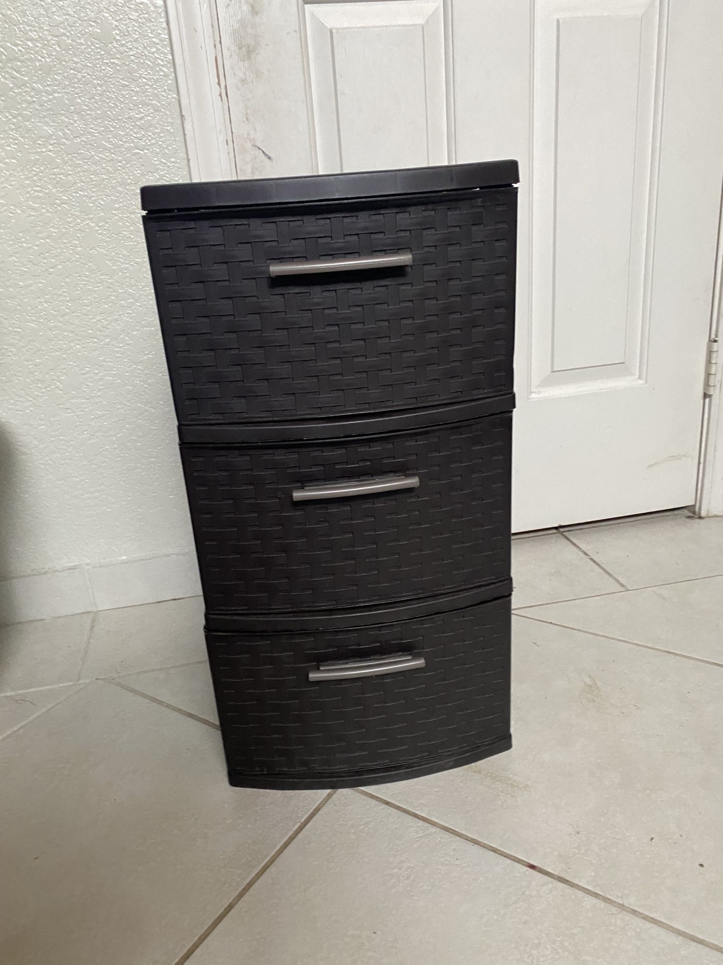 3 Drawer Plastic Storage Cabinet