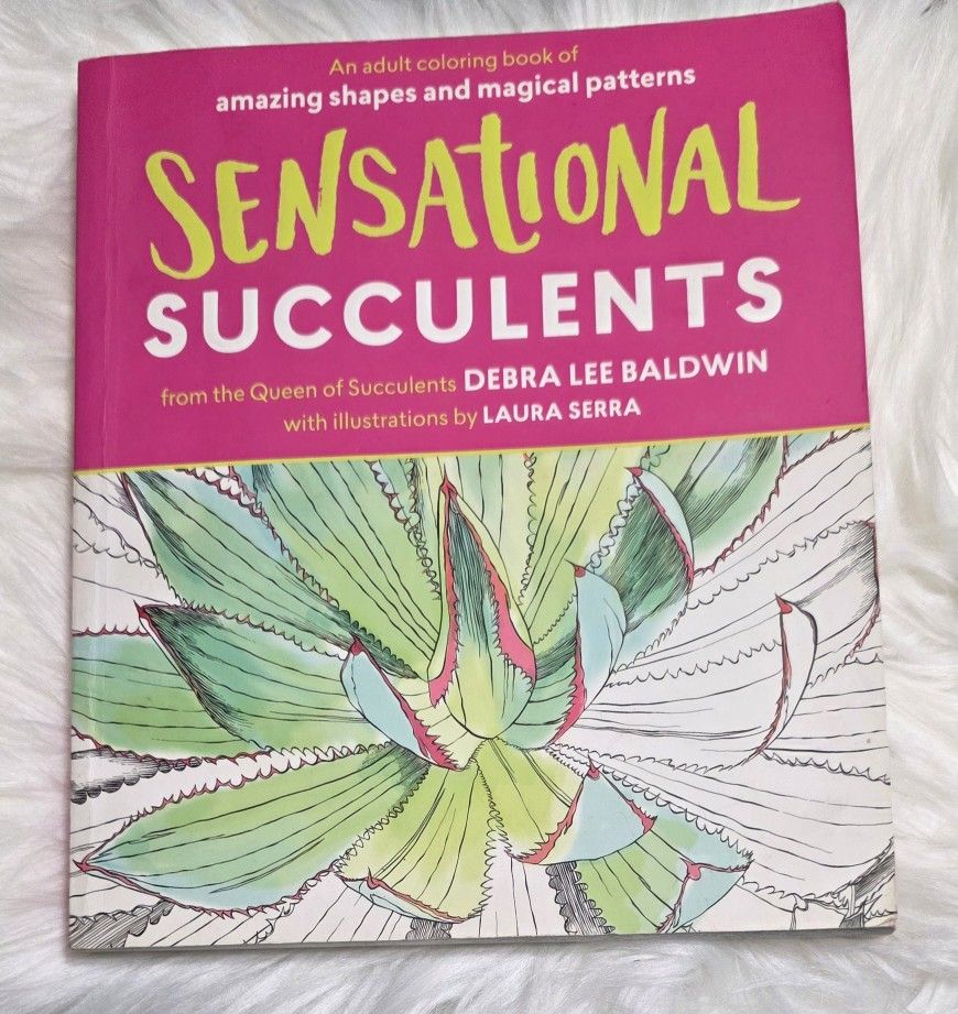 Succulent Coloring Book